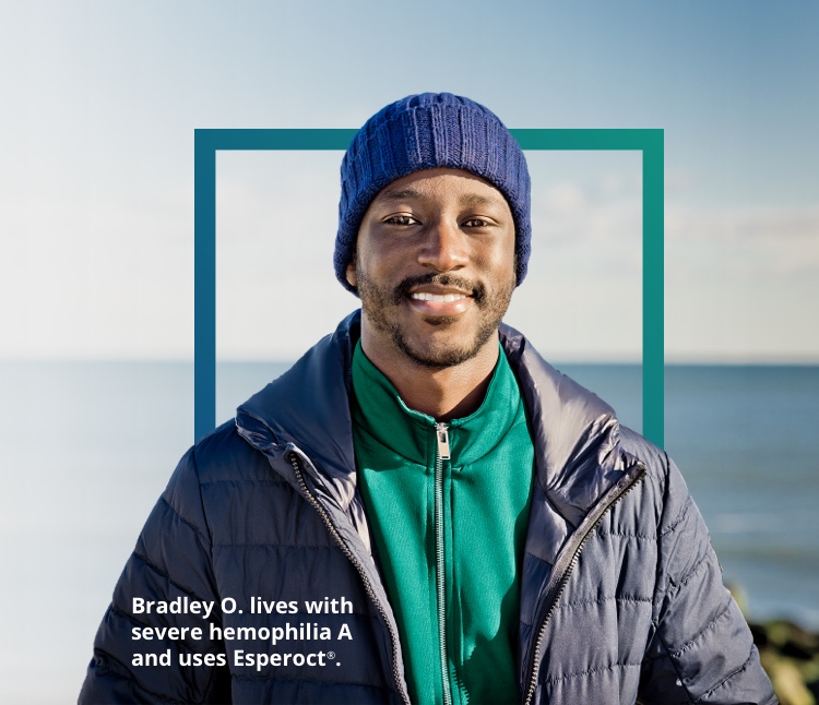 Bradley O. lives with severe hemophilia A and uses Esperoct®.
