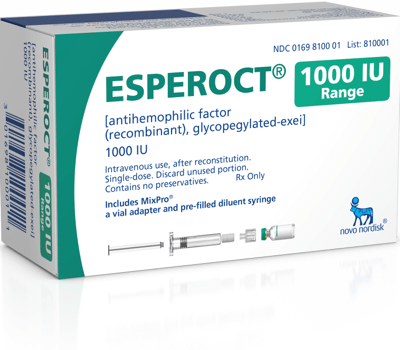 Photo showing a box of Esperoct.