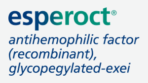 Esperoct antihemophilic factor (recombinant), glycopegylated-exei logo.