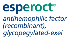Esperoct® antihemophilic factor (recombinant), glycopegylated-exei logo.