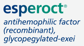 Esperoct antihemophilic factor (recombinant), glycopegylated-exei logo.