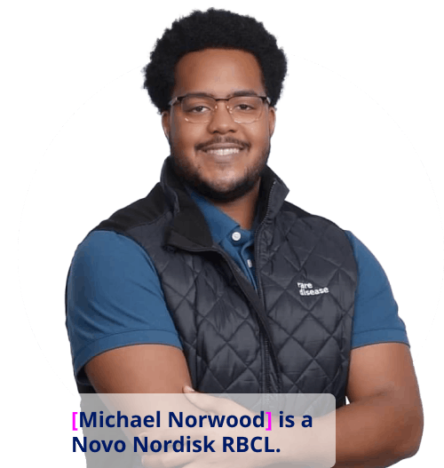 Michael Norwood is a Novo Nordisk RBCL.