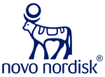 Novo Nordisk logo.