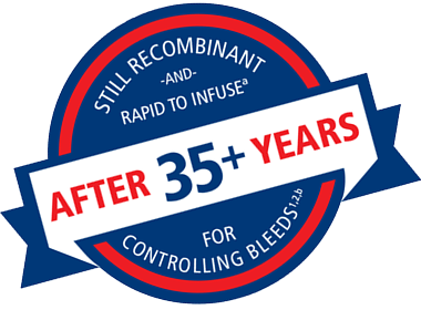 Image of 35+ years badge
