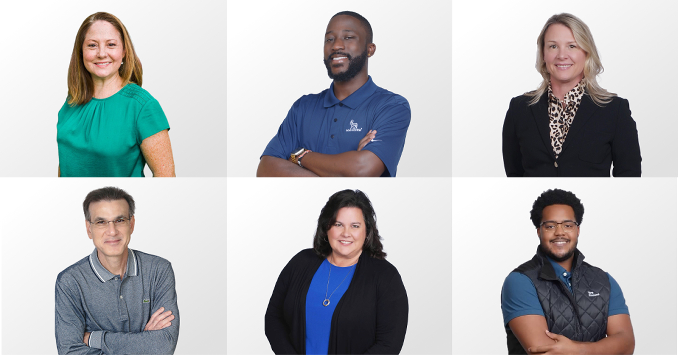 Mosaic photo of 6 Rare Blood Community Liaisons