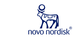 Novo Nordisk logo.